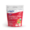 Equate Organic Strawberry Honey Cough Drops, 24ct