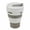 gray, variant on WellDeco 11.84 fl oz Collapsible Coffee Cup, Foldable Spill Resistant BPA-Free Silicone Travel Cup Mug for Office Hiking Outdoor Trips