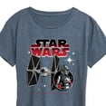 thumbnail image 3 of Star Wars - Tie Fighter And Pilot - Women's Short Sleeve Classic Fit Tee, 3 of 5