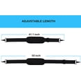 thumbnail image 4 of Shoulder Strap, Durable 55" Universal Replacement Laptop Shoulder Strap, Adjustable Comfortable Belt with Metal Hooks for Briefcase, Computer Messenger Bag, Laptop Case Luggage/Duffel/Camera, (Black), 4 of 6