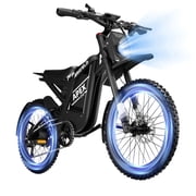 Arkveld APEX1 Electric Dirt Bike for Adults，2000W motor (Peak-3000W) 25" Fat Tire Off-Road e-motor 80Miles 40MPH for Mountain Snow - 48V 32AH Battery Powered Electric Motorcycle,UL2849