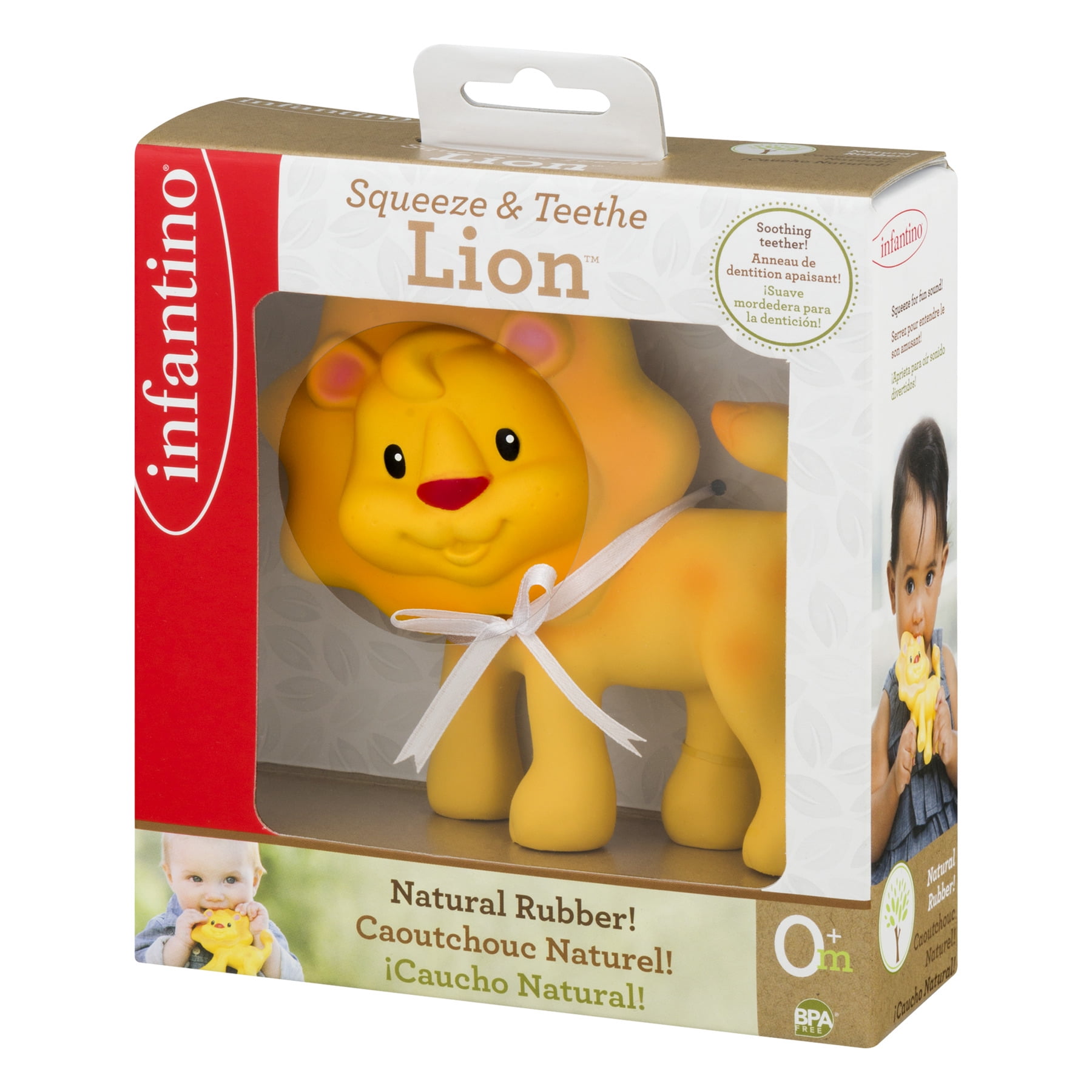 infantino lion teether