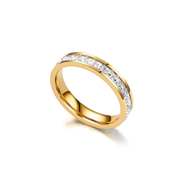 Minnieouse Anillo de mujer, adornos de joyería, decoración de mano, hermosos anillos románticos brillantes para mujer, accesorio de moda, decoración de Ropa, zapatos y accesorios Miscelánea Oro Minnieouse AP015313-03