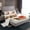 White Brown, variant on Homewish Kawaii Grey Snowman Bed Sheets, Dreamy Winter Christmas King Sheets, Teens kids Boys Girls Sheet Set, Ultra Soft Bedroom Decor, 4pcs