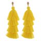 thumbnail image 1 of Sonducket Pendientes de borla Candelabro Moda Estilo bohemio vintage Étnico Boho Oreja colgante Aro con flecos para accesorios de niñas de playa Ropa, zapatos y accesorios Miscelánea Amarillo Sonducket AP010293-02, 1 of 6