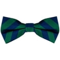 thumbnail image 2 of Oxford Kent by SuspenderStore Classic Bold Stripe Adult Bow Ties - Microfiber Twill - 5 Beautiful Colors, 2 of 2
