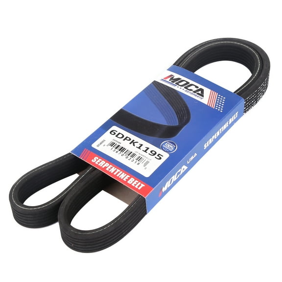 MOCA AUTOPARTS 6DPK1195 Serpentine Belt Fit for 2000-2006 Audi TT Quattro & 1999-2005 Volkswagen Jetta & 1999-2006 Volkswagen Golf