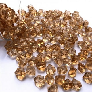 DomeStar 2800PCS 8mm Clear Fake Diamonds, Acrylic Diamonds Crystal  Transparent Gems Vase Fillers Table Scatters Confetti Wedding Decor