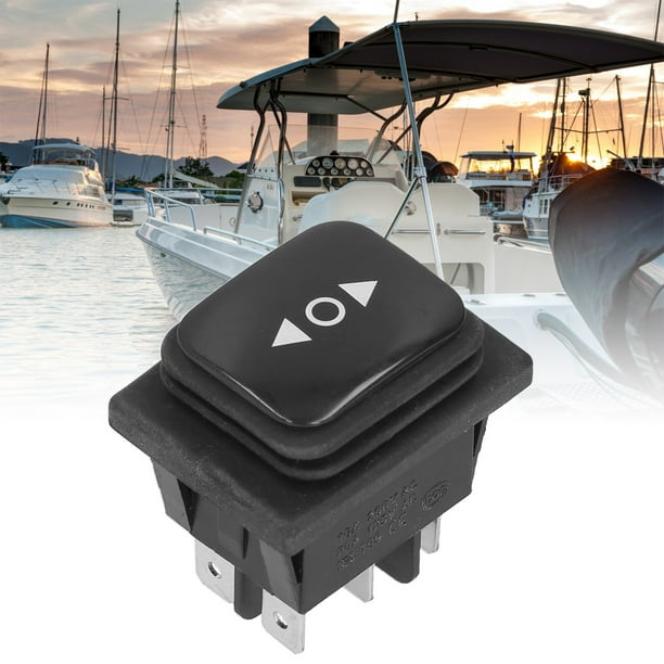 Panel De Interruptor Basculante LED A Prueba De Agua Con Voltímetro Digital, Puerto USB Dual Interruptores De Palanca De Salida De 12v Interruptor De Circuito