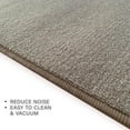 thumbnail image 5 of Custom Size Runner Rug Solid Design Beige Color 26 or 31 inch Wide Pick Your Length Non-Slip Rubber Backing Stair Runner, 5 of 6