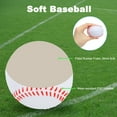 thumbnail image 3 of 9 Inch Foam Baseball Soft Baseballs Bulk Adult Leather Training Baseball 2 Pack, 3 of 6