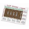 thumbnail image 1 of Lap Steel E Tuning Guitar Fretboard Note & Rolls Chart - Beginners & Intermediate Instructional Easy Poster Chords 11"x17" | A New Song Music, 1 of 4