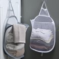 thumbnail image 3 of MesaSe Laundry Basket Foldable Classification Storage Polyester Space-Saving Clothes Hamper for Home, 3 of 10