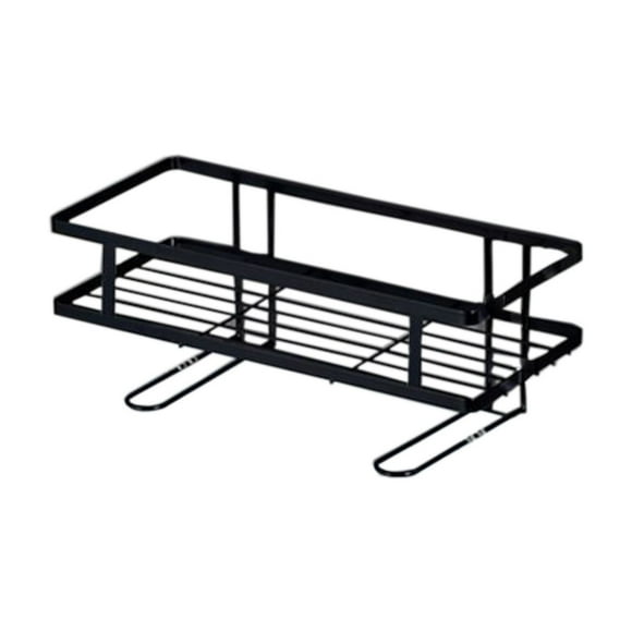 Estante para cisterna de inodoro, sin perforaciones, organizador de baño sobre el inodoro para champú, jabón y artículos de ducha, estante de hierro con soporte de carga resistente, ahorrador de