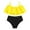 Yellow, variant on Girls Swim Suit Girls Swimsuit with Shorts Two Piece Bikini Sets Cute Bathing Suits for Teenagers 3-4 Years Girls Fashion