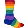 thumbnail image 2 of SockGuy Crew Fabulous Socks - 6 inch, Rainbow, Large/X-Large, 2 of 2
