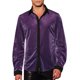 thumbnail image 1 of Camisa de fiesta de manga larga para hombre INSPIRE CHIC con brillo, textura brillante, color púrpura, 1 of 5
