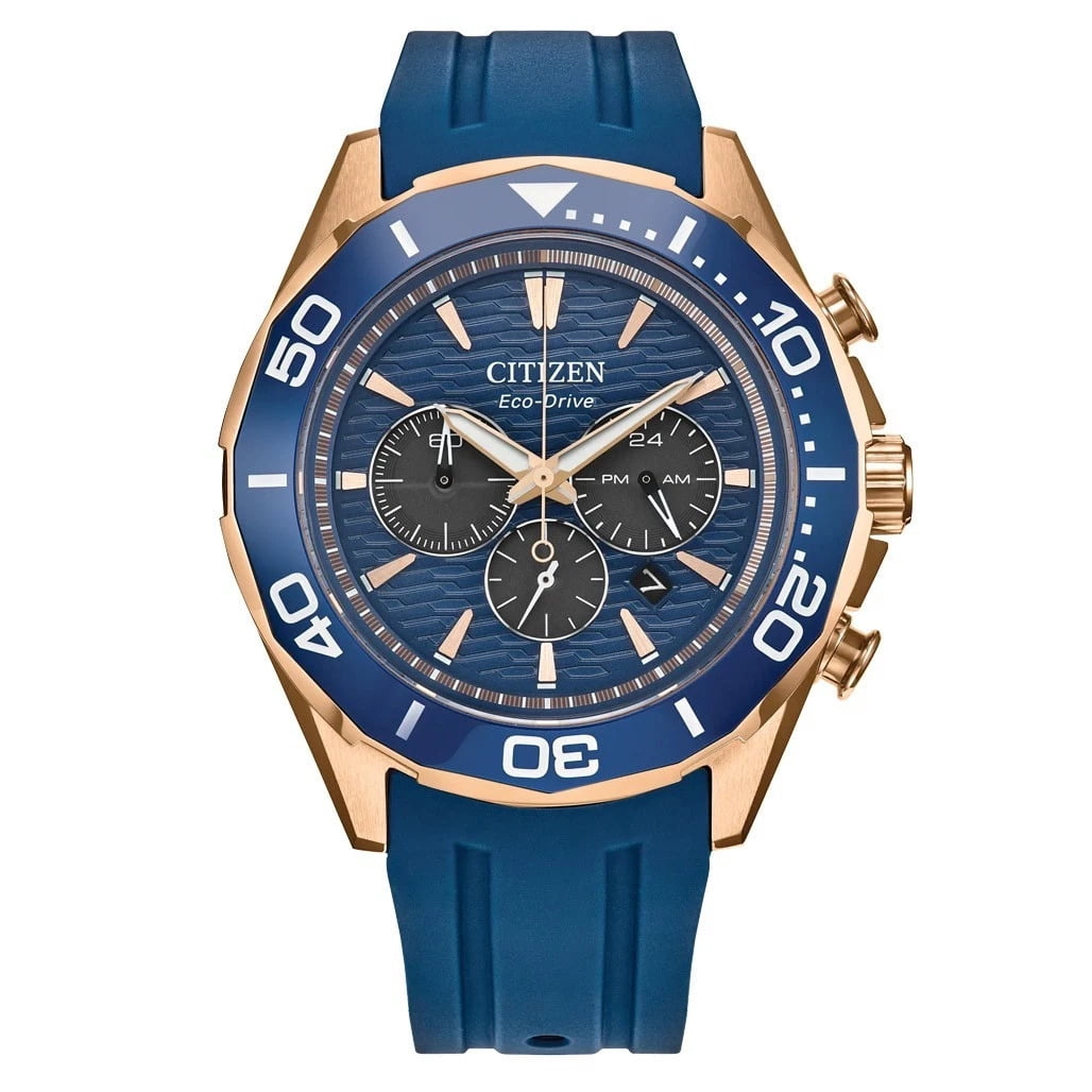 Citizen Zenshin Senkei Chronograph Green Dial Men's Watch CA4691