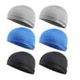 thumbnail image 2 of Kyusrd Helmet Liner Sweat Wicking Cap Running Hats Cycling Skull Caps 6, 2 of 4