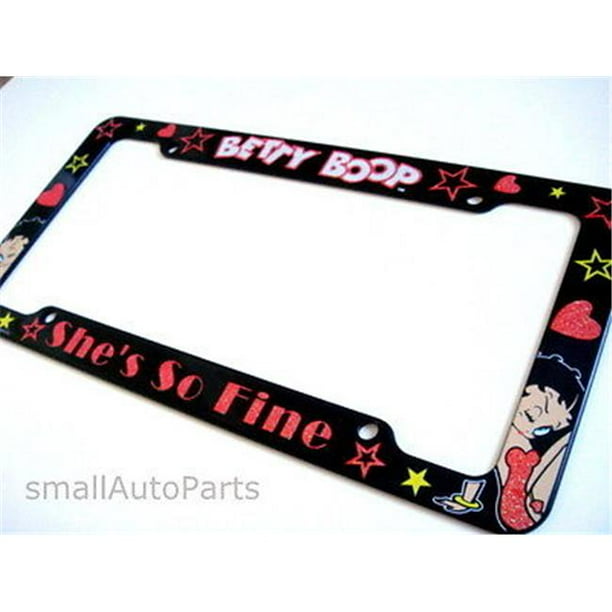 Betty boop 2024 license plate frame