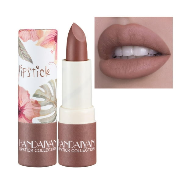 TopLLC Lipstick Velvet Is Not Easy To Fade Nude Lipstick Matte New Color Paper Tube A Lipstick