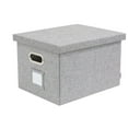 thumbnail image 1 of Bankers Box Collapsible Fabric Storage Box with Lid, 1 of 7
