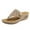 Khaki_001, variant on Willtoo Orthopedic Sandals for Women 2025 Wide Width Wedge Flip Flops, Arch Support for Beach Resort Brown 8.5 Wide