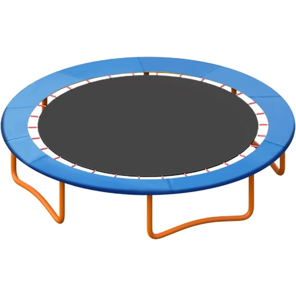 Trampoline Pad Universal Trampoline Replacement Safety Pad with 10mm Thick Foam Padding Thick Waterproof Trampoline Spring Cover (Blue, 10 Ft)