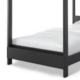 thumbnail image 4 of Delta Children Poppy House Wood Twin Bed, Platform Bed - No Box Spring Needed, Midnight Grey, 4 of 6