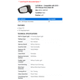 thumbnail image 2 of Left Mirror - Compatible with 2015 - 2019 Nissan Versa Note SR - Kool Vue, 2 of 2
