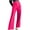 Hot Pink, variant on Womens Stretch Dress Pants Front Seam Casual Slacks Pants Elegant Straight Wide Leg High Waist Suit Trousers for Office Work Business(Coffee,S)
