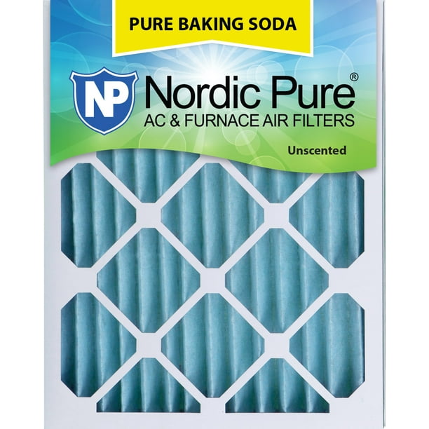 16x25x2 Pure Baking Soda AC Furnace Air Filters Qty 3