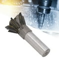 thumbnail image 4 of Dovetail Milling Cutter, Fast Drilling 6 Flute Universal Labor Saving Dovetail Cutter 60 Degree  For Metal, 4 of 8