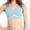 Light Blue, variant on Fznquz Bralette Womens Bras Wireless Seamless Soft Full Coverage Black Bras