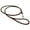 Brown, variant on Round Genuine Rolled Leather Dog Leash 52" Long 3/8" Wide Brown for Medium Breeds