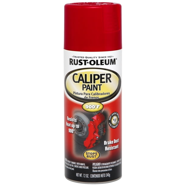 Rust-Oleum, Automotive Caliper Paint Spray, 251591, Red - Walmart.com
