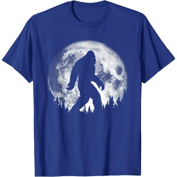 Bigfoot Night Stroll! Cool Full Moon & Trees Sasquatch Unisex T-Shirt for Men Women Kids Toddler