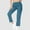 Blue, variant on Women's Plus Dress Pants Women High Waisted Petite Black Pants for Women with Pockets Women High Waisted Wide Leg Pants Fashion Drawstring Elastic Trousers Comfy Straight Leg Long Pants with Pockets