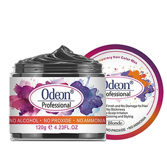 Odeon Blonde Hair Color Wax – Temporary Hair Dye & Styling Wax for Teens & Adults, Washable, Non-Damaging Hair Color for All Hair Types, Flexible Hold & Shine, 4 oz