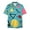 Blue, variant on Retro 80s 90s Pattern Men'S Casual Short-Sleeved Shirt Button Down Summer Shirt Funny Party Disco Bowling Button Shirt Print Graphic