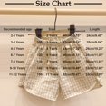 thumbnail image 3 of Danhjin Summer Striped Shorts for Girls Elastic Waist Solid Color Casual Stretchy Comfy Lightweight Cute Shorts, 3 of 3