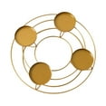 thumbnail image 3 of Candelabro de hierro Macarena Soporte para Velas Oro, 3 of 8