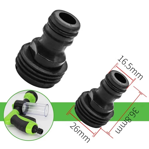 3/4 Water Hose Pipe Tap Connector Plastic Adaptor Fitting For Garden Parts