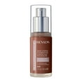 thumbnail image 3 of Revlon Illuminance Skin-Caring Liquid Foundation Makeup, Medium Coverage, 605 Rich Mahogany, 1 fl oz, 3 of 20