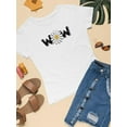 thumbnail image 3 of Wow Daisy Banner. T-Shirt Women -Image by Shutterstock, Female 3X-Large, 3 of 4