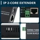 thumbnail image 5 of 3 Uds. Extensor IP Ethernet Sobre Kit de Red Coaxial HD Extensor de TransmisióN de Cable Coaxial EoC para CáMaras CCTV de Seguridad (A), 5 of 5