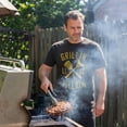 thumbnail image 4 of Mens Grillin Like A Villain T Shirt Funny Cookout BBQ Grill Tee Graphic Tees, 4 of 9
