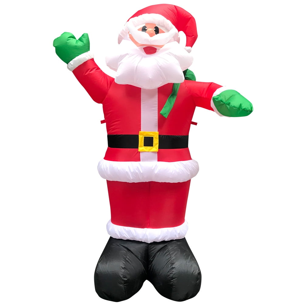 1.8M Christmas Giant Inflatable LED Light Up Santa Claus Decoration Outdoor Xmas