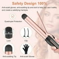 thumbnail image 4 of Duomishu 85W Professional Curling Iron Set 5 in 1 Curling Wand with Interchangeable Barrel Hair Waver Temperature Adjustments Instant Heating Curler, 4 of 10