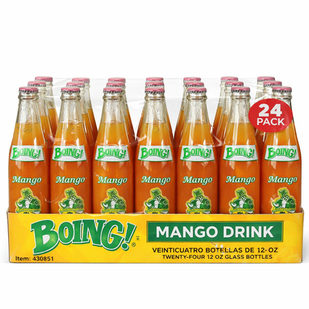 Boing Mango Fruit Drink 24 Pack 12 oz Glass Bottles Refreshing Juice Beverage Boing Mango Fruit Drink 24 Pack 12 oz Glass Bottles Refreshing Juice Beverage
